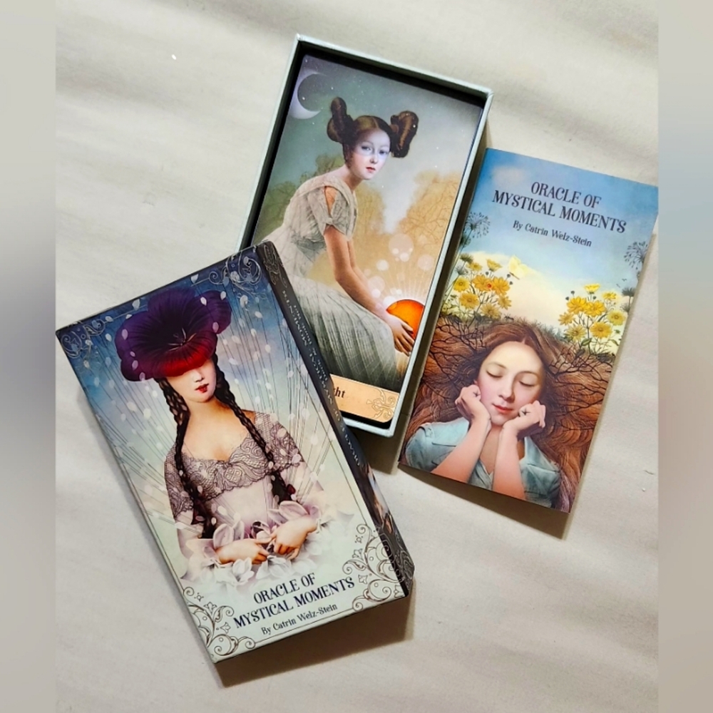 Oracle of Mystical Moments Cards By Catrin Welz-Stein Deck & Book Box Set
